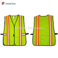 Chine Wholesa100% polyester maille haute visibilité réfléchissant gilet de sécurité des hommes de travail d&#39;orange de protection vêtements norme ANSI / ISEA